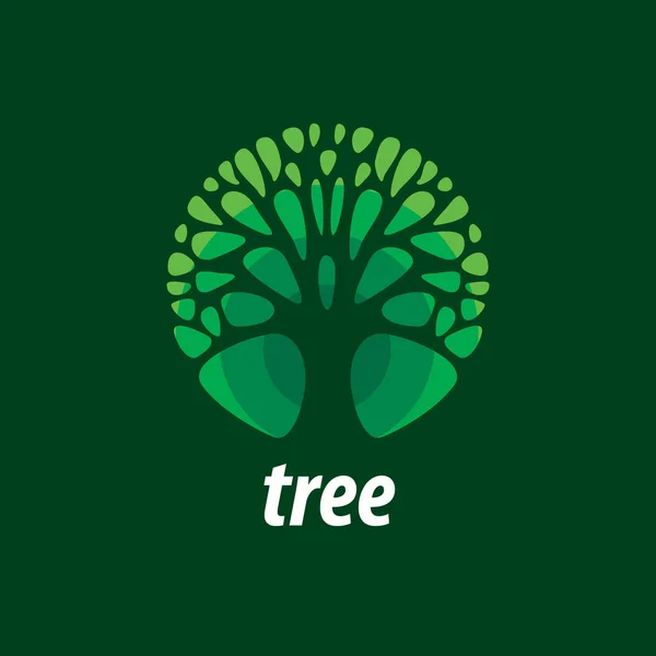 Arbre logo vectoriel — Image vectorielle