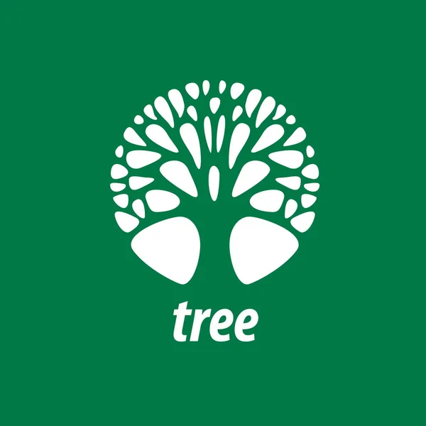 Arbre logo vectoriel — Image vectorielle