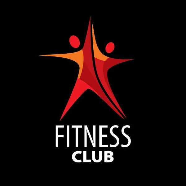 Fitness için vektör logo — Stok Vektör