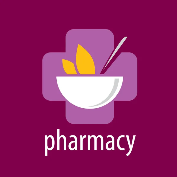 Vetor logotipo farmácia — Vetor de Stock