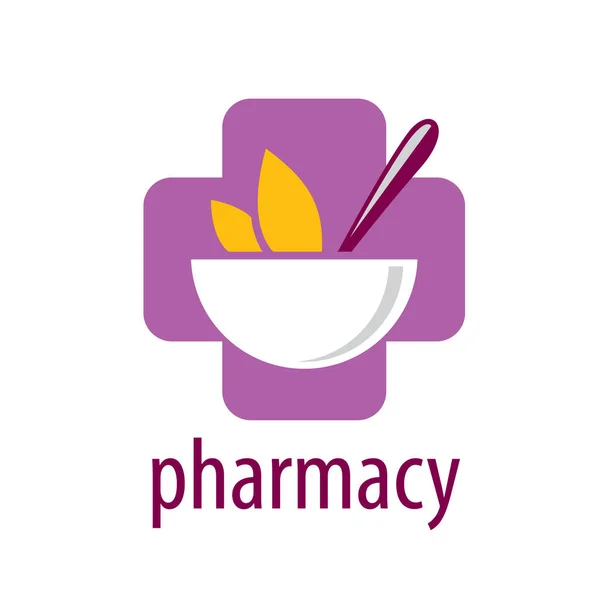 Vetor logotipo farmácia — Vetor de Stock