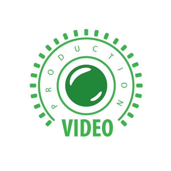 Vetor logotipo vídeo — Vetor de Stock