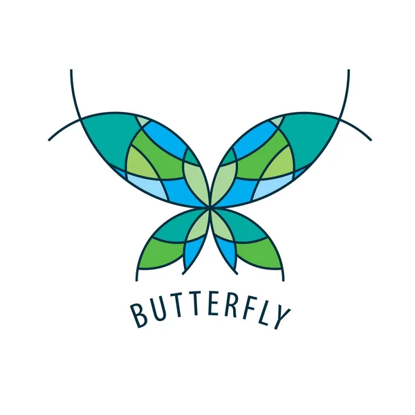 Logo vectoriel papillon — Image vectorielle