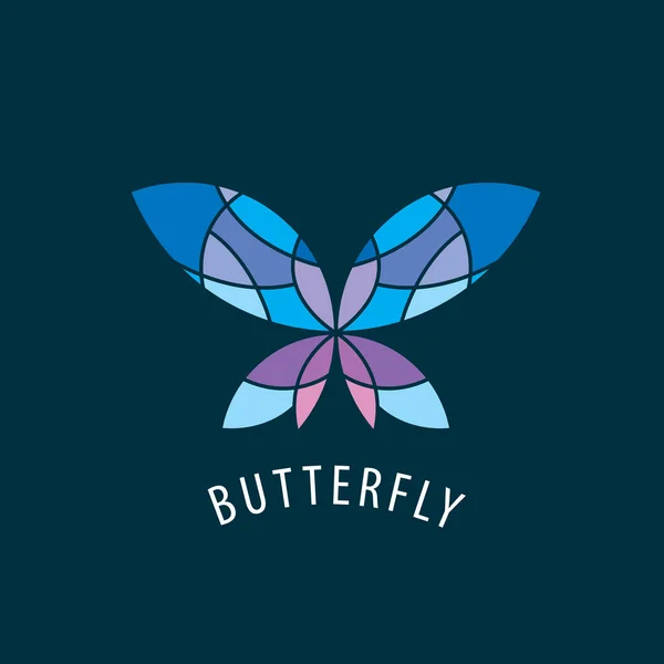 Vektor Logo Schmetterling — Stockvektor