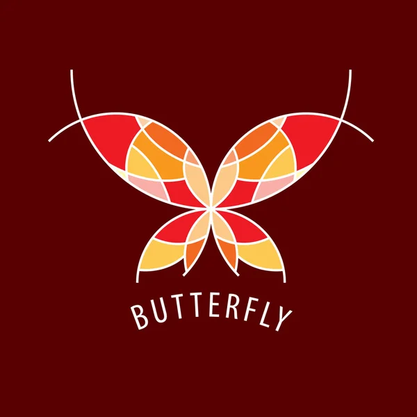 Векторний логотип метелик — стоковий вектор