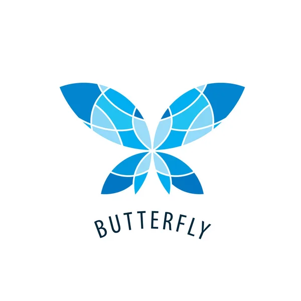 Vector logo butterfly — Stock Vector