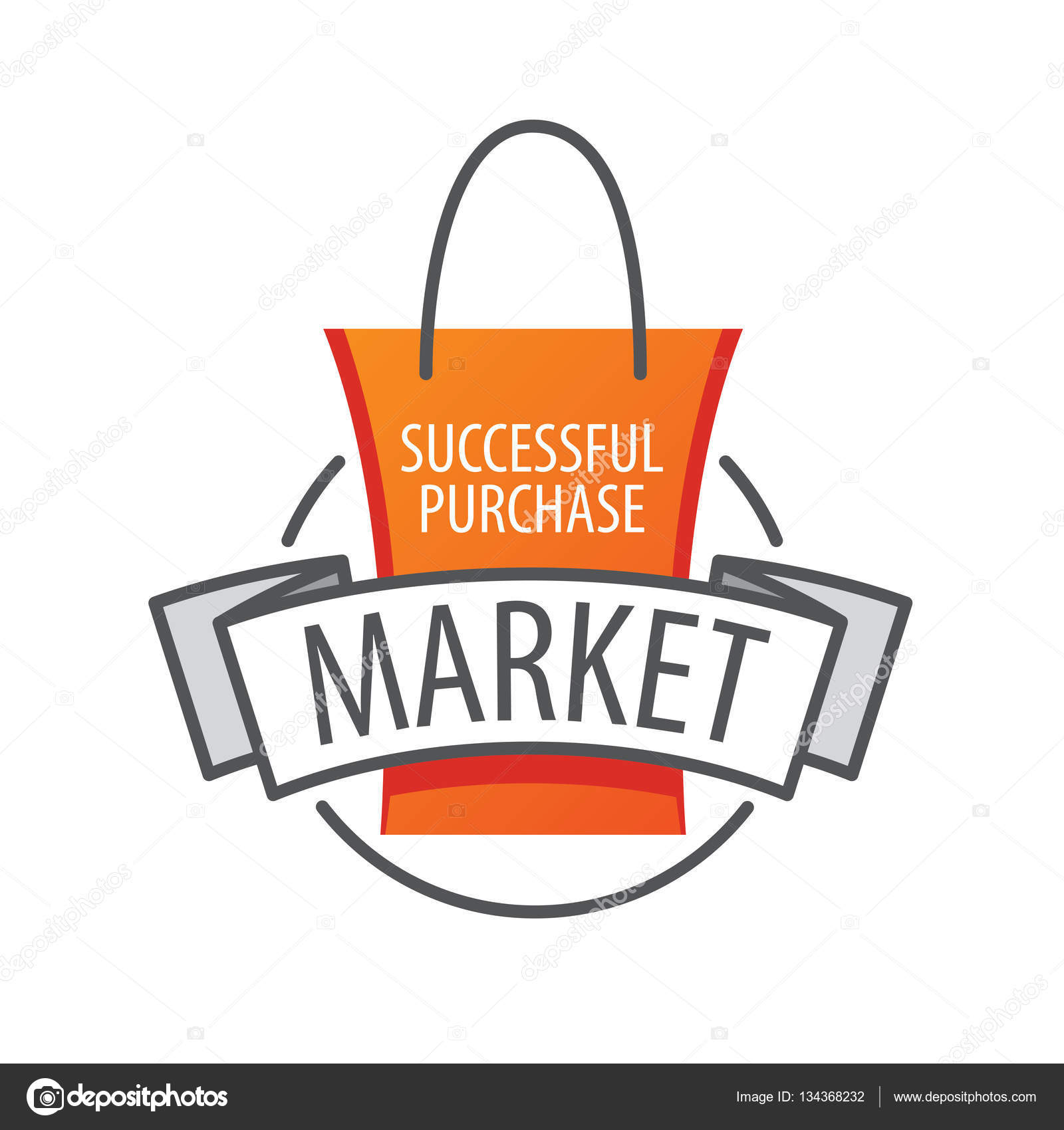 Vector logo market — Stock Vector © artbutenkov #134368232