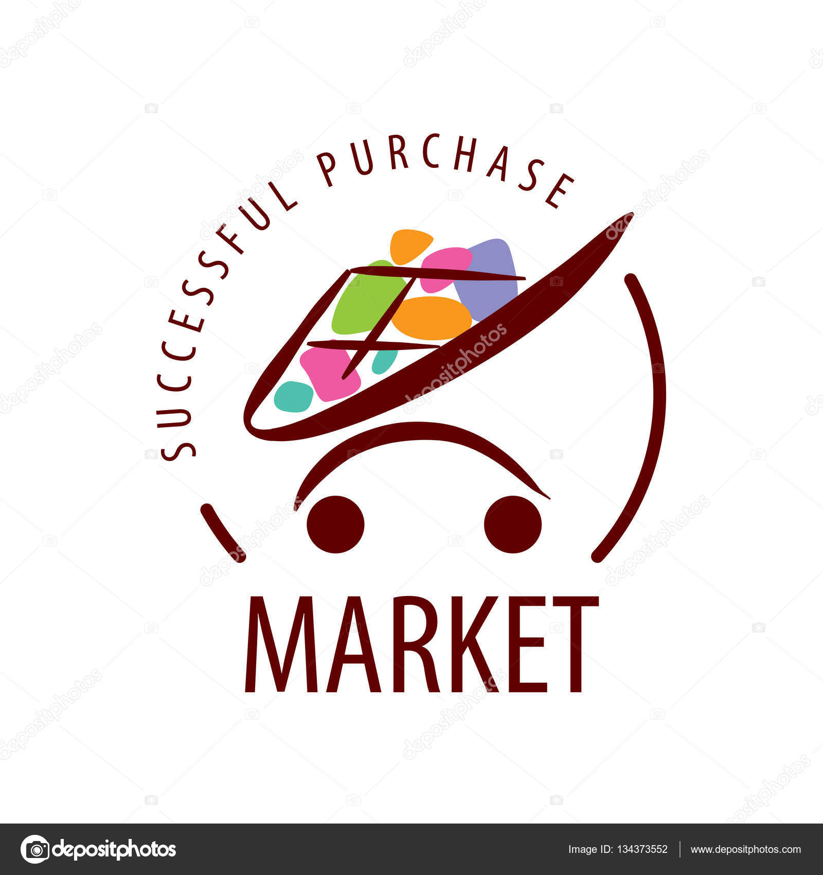 Vector Logo Market Vector Image By C Artbutenkov Vector Stock Vector Logo Market Vector Image By C Artbutenkov Vector Stock