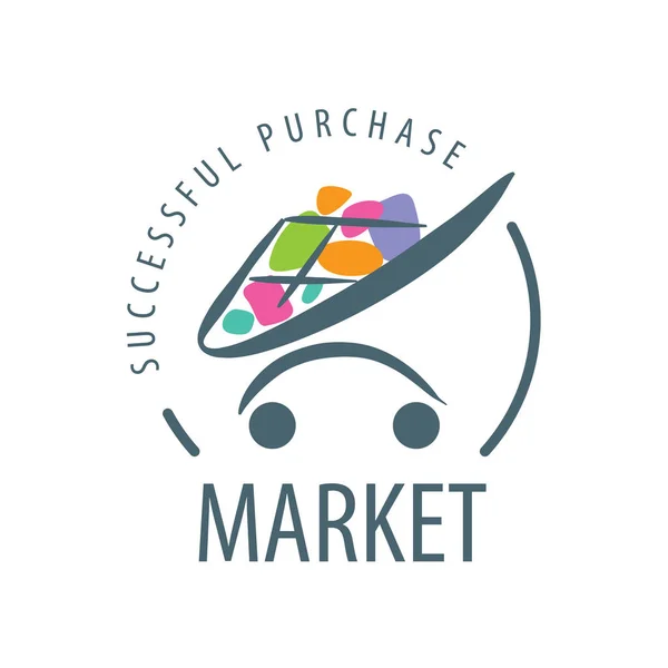Vetor logotipo mercado —  Vetores de Stock