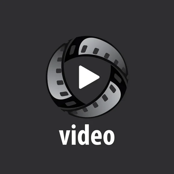 Logo vettoriale video — Vettoriale Stock