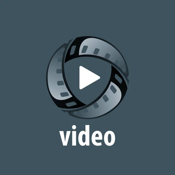 Logo vettoriale video — Vettoriale Stock