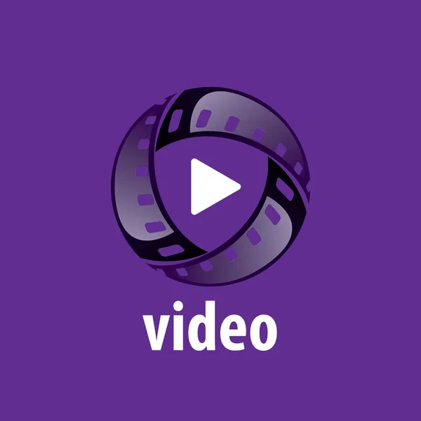 Logo vettoriale video — Vettoriale Stock