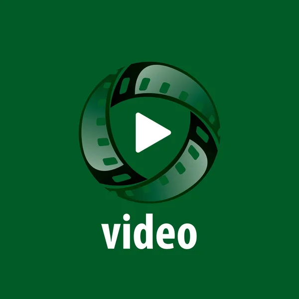 Vector logo video — Stock Vector