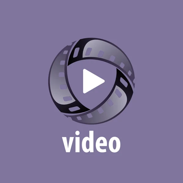 Logo vettoriale video — Vettoriale Stock