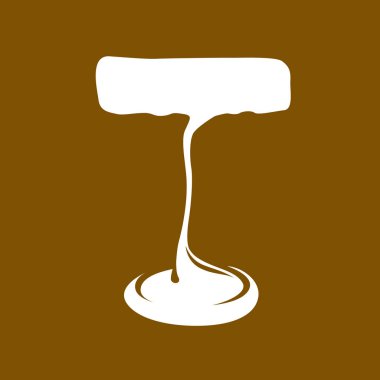 vektör damga çikolata