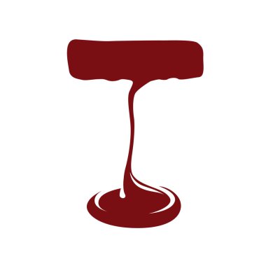 vektör damga çikolata