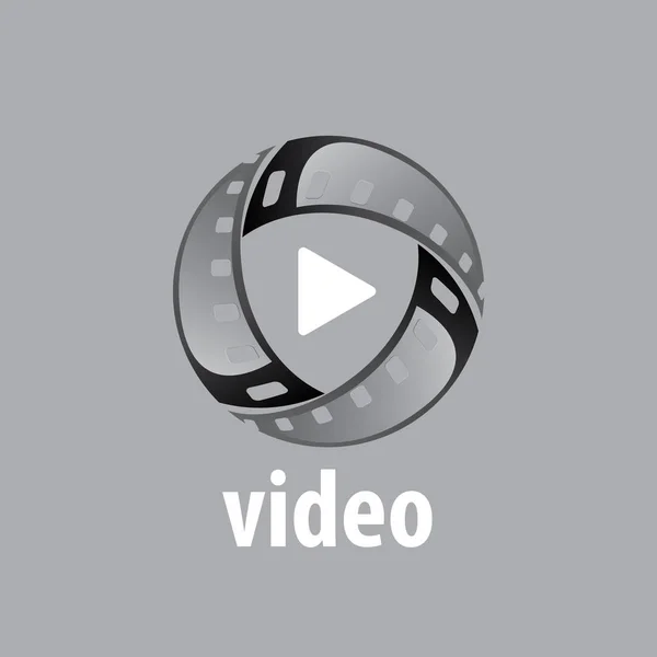 Logo vettoriale video — Vettoriale Stock
