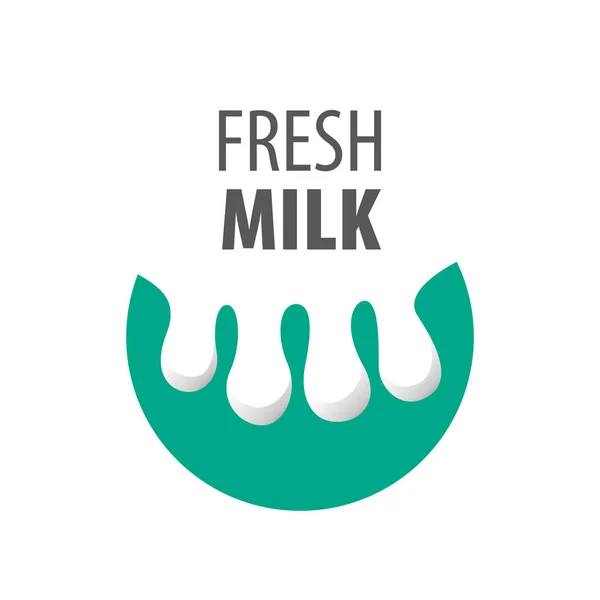 Διάνυσμα λογότυπο γάλα — Διανυσματικό Αρχείο