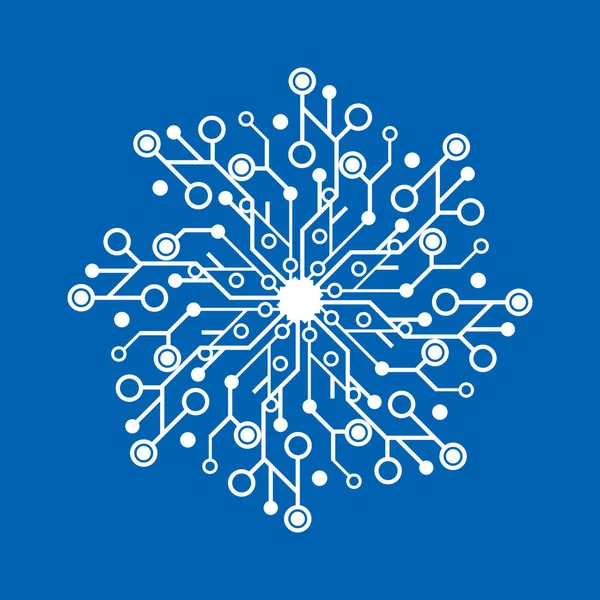 Logo vectoriel technologique — Image vectorielle