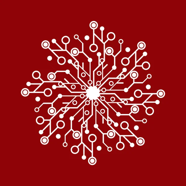 Логотип технологии — стоковый вектор