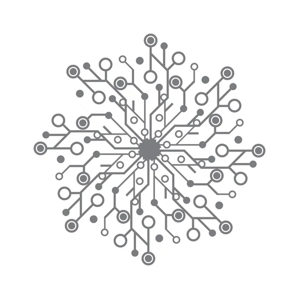 Logo vectoriel technologique — Image vectorielle