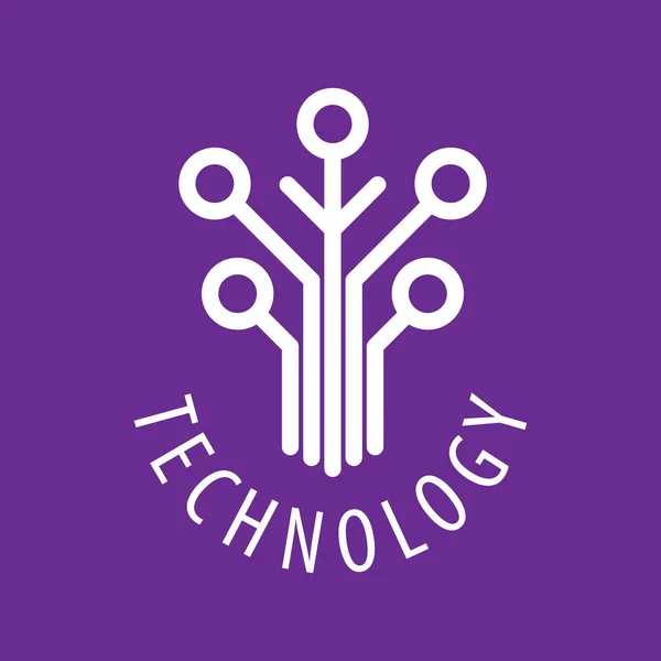 Technology vector logo — Stock Vector