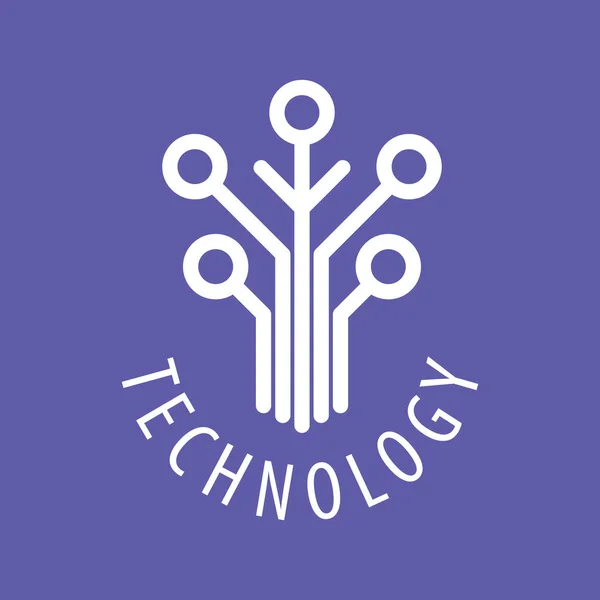 Logotipo do vetor tecnologia —  Vetores de Stock