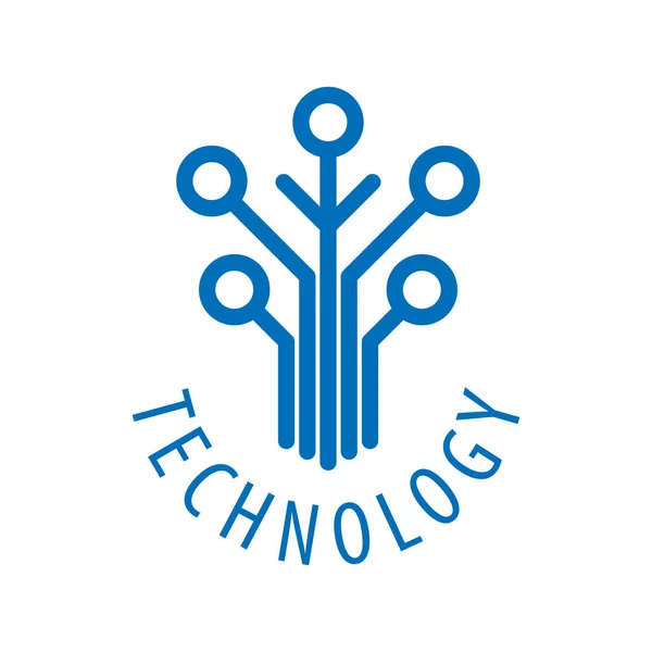 Logotipo do vetor tecnologia —  Vetores de Stock