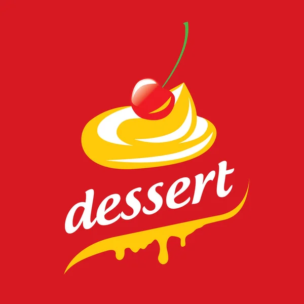 Vector logo postre — Archivo Imágenes Vectoriales