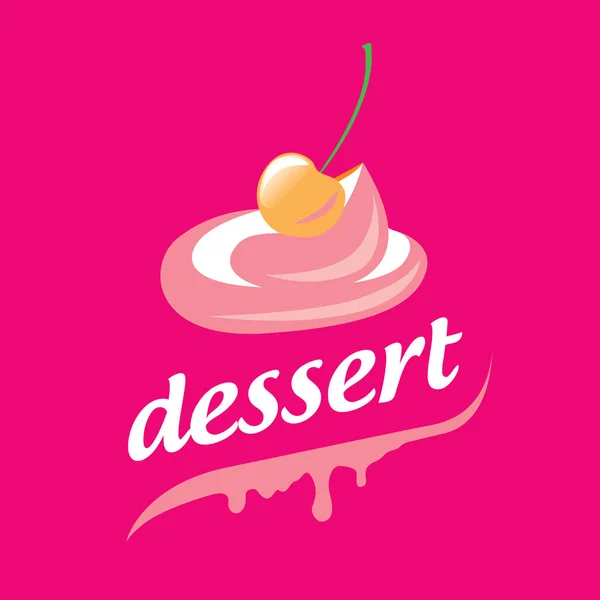 Vektor-Logo-Dessert — Stockvektor