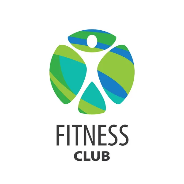 Vektör logo fitness — Stok Vektör