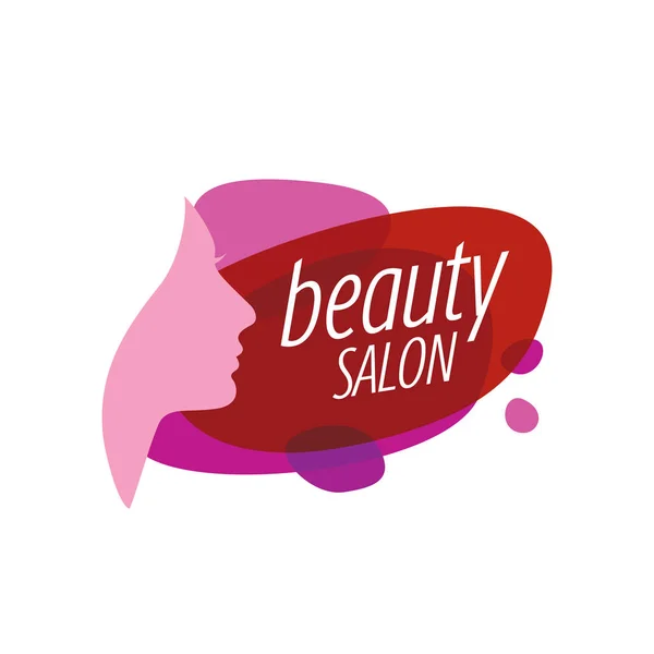 Logo vector salón de belleza — Vector de stock