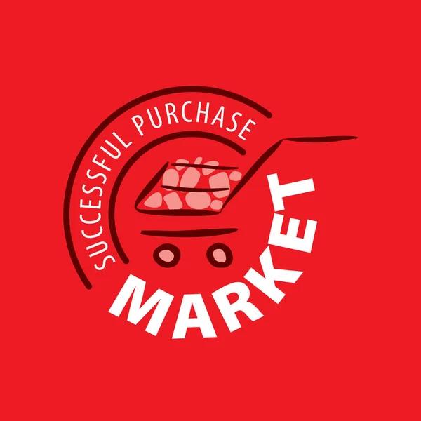 Marché du logo vectoriel — Image vectorielle