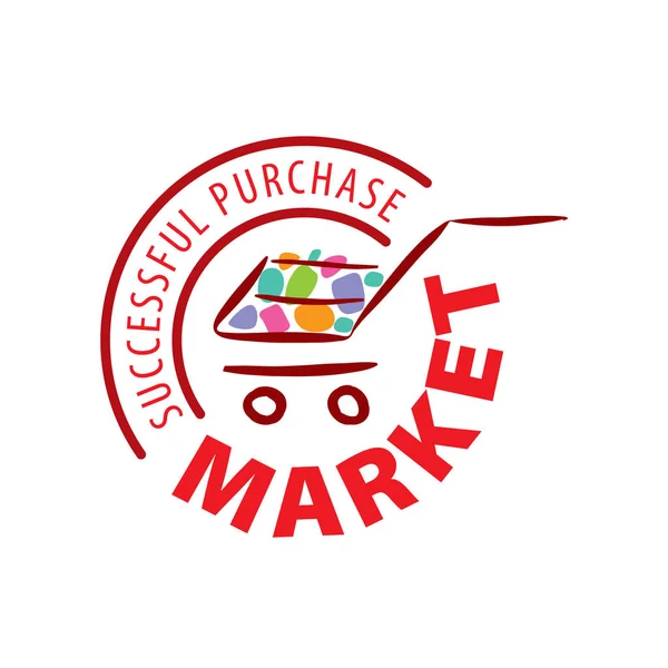 Marché du logo vectoriel — Image vectorielle