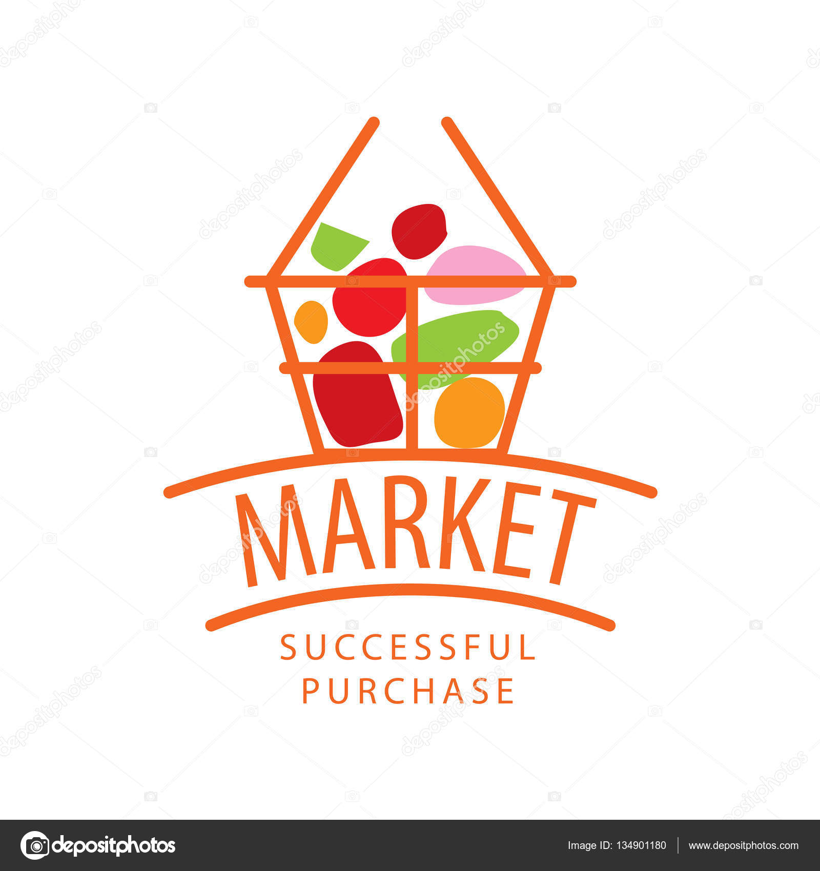 Vector Logo Market Vector Image By C Artbutenkov Vector Stock Vector Logo Market Vector Image By C Artbutenkov Vector Stock