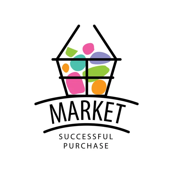 Vektor logotypen marknaden — Stock vektor