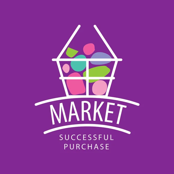 Wektor logo rynku — Wektor stockowy