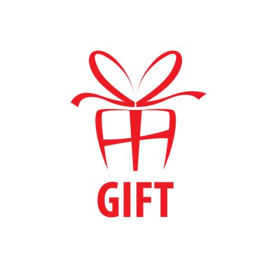 vektör logo kutusu hediyeler ile