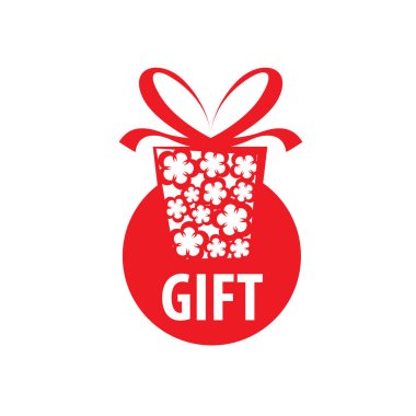 vektör logo kutusu hediyeler ile