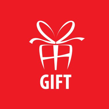 vektör logo kutusu hediyeler ile