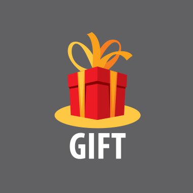 vektör logo kutusu hediyeler ile