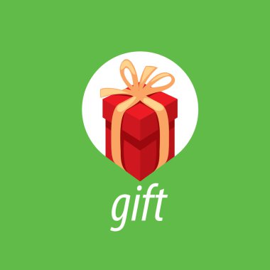 vektör logo kutusu hediyeler ile