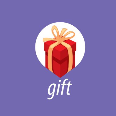 vektör logo kutusu hediyeler ile