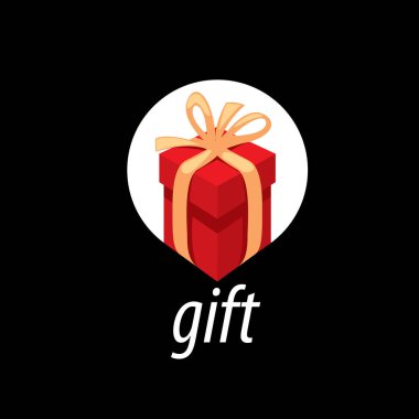 vektör logo kutusu hediyeler ile
