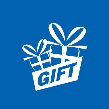 vektör logo kutusu hediyeler ile