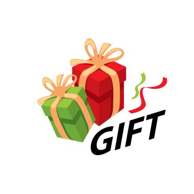 vektör logo kutusu hediyeler ile