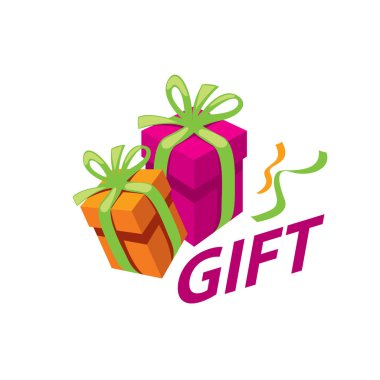 vektör logo kutusu hediyeler ile