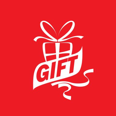 vektör logo kutusu hediyeler ile