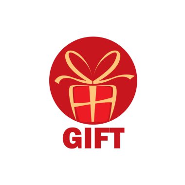 vektör logo kutusu hediyeler ile