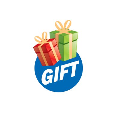 vektör logo kutusu hediyeler ile